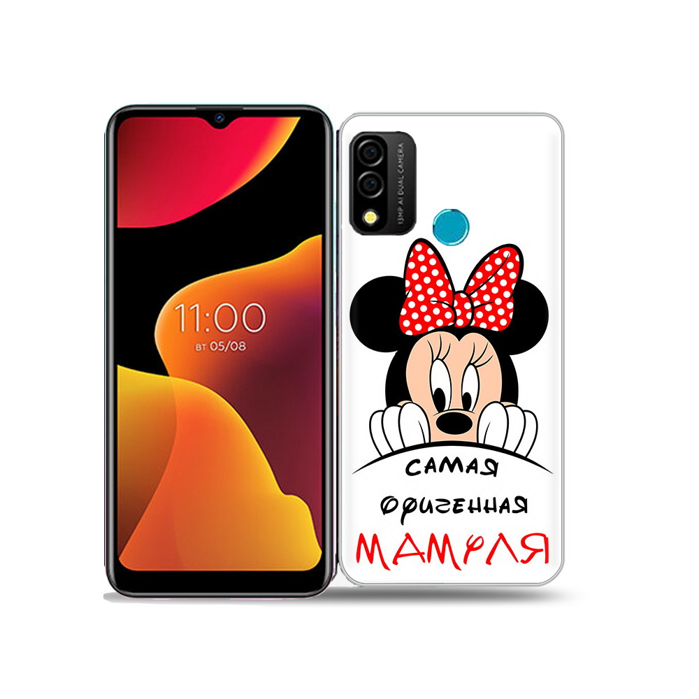 

Чехол MyPads Tocco для BQ 6645L Element Самая лучшая мамуля Мини Маус, Прозрачный, Tocco