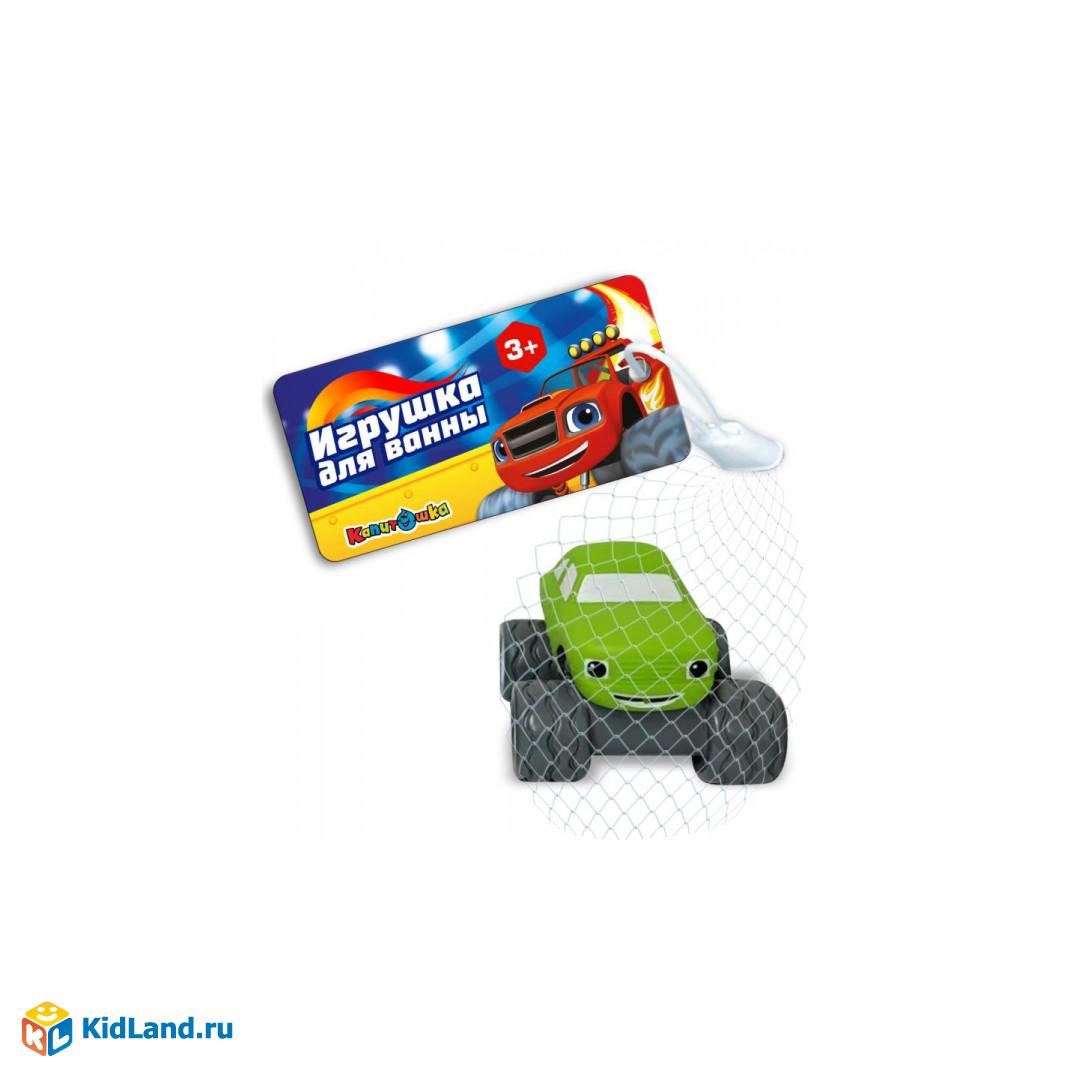 Игрушка пластизоль для ванны Вспыш зеленый 8 см в сетке 478₽