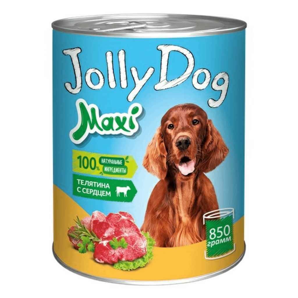 

Влажный корм Зоогурман Jolly Dog с телятиной и сердцем для собак 850 г