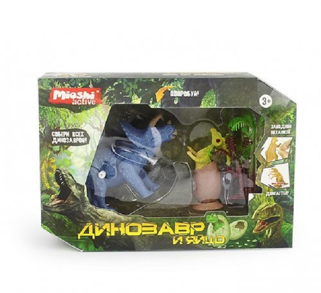

Игровой набор Mioshi Active Динозавр и яйцо Трицератопс