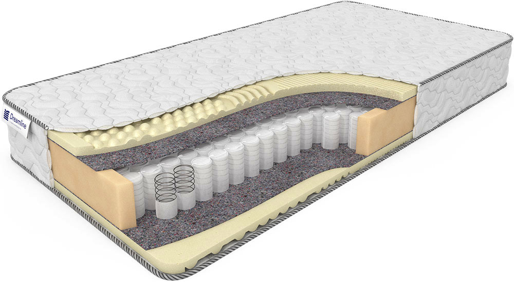 

Матрас Дримлайн Natural Komfort Massage TFK 140х220х20, Белый, Natural Komfort Massage TFK