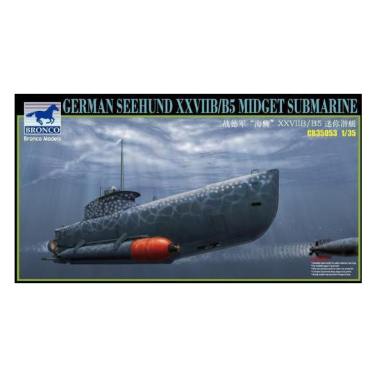 

Сборная модель Bronco 1/35 German 'Seehund' XXVII B/B5 Midget Submarine CB35053