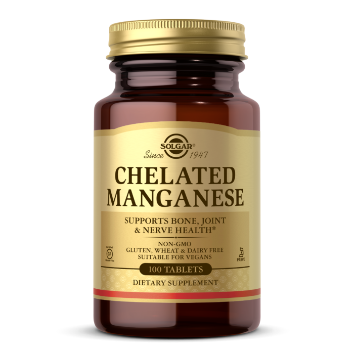 Solgar Chelated Manganese Tablets 100