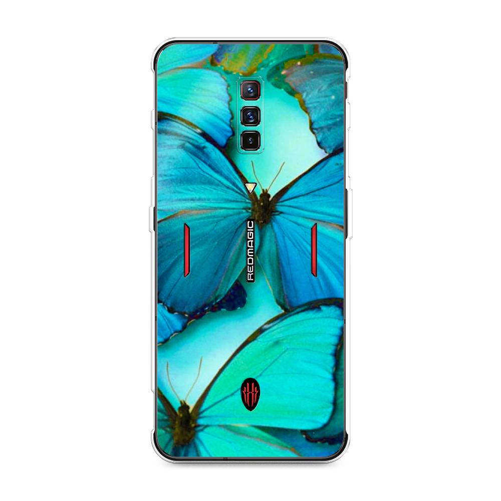 

Чехол Awog на ZTE Nubia Red Magic 6 / ЗТЕ Нубиа Ред Мэджик 6 "Неоновые бабочки", Разноцветный, 135150-4