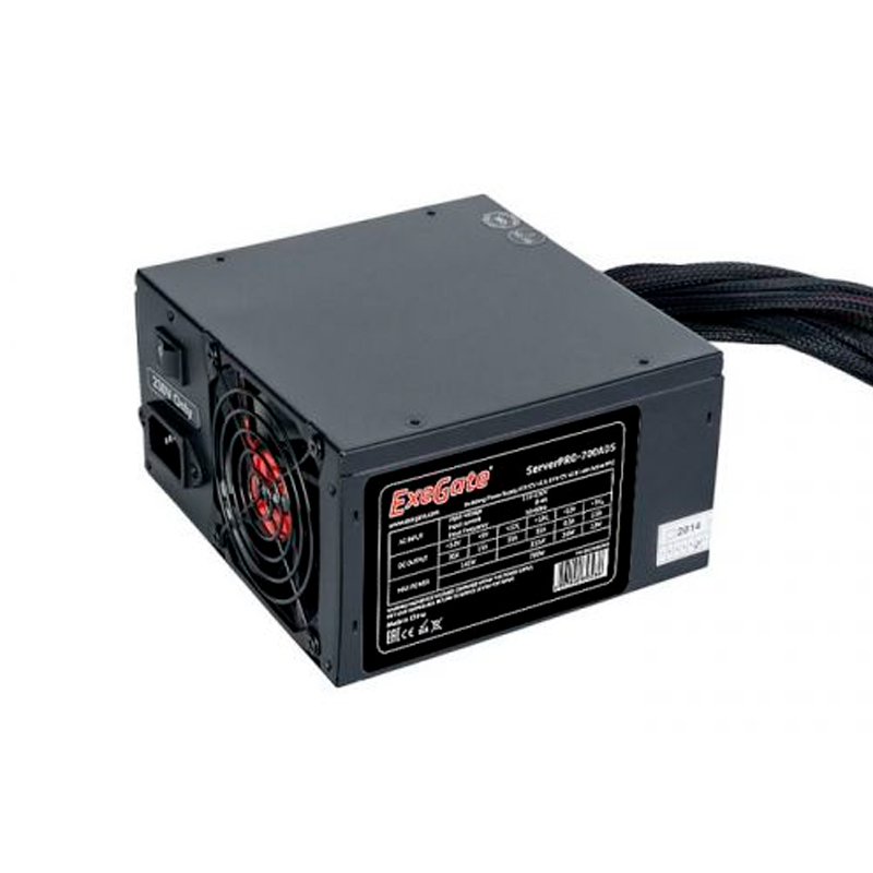 Блок питания Серверный 700W Exegate RM-700ADS APFC,2x8cm fan, 20+4pin/(4+4)pin+(4+4)pin ,