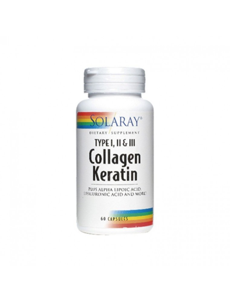 Solaray Collagen Keratin, 60 capsules