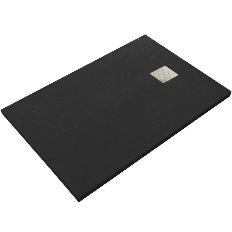 

Душевой поддон из искусственного камня Vincea VST-2SR29012B 120x90 Черный матовый