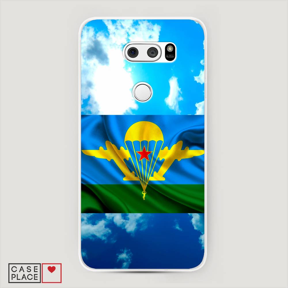 

Чехол Awog на LG V35 ThinQ "ВДВ флаг в небесах", Синий;зеленый;желтый, 83650-5
