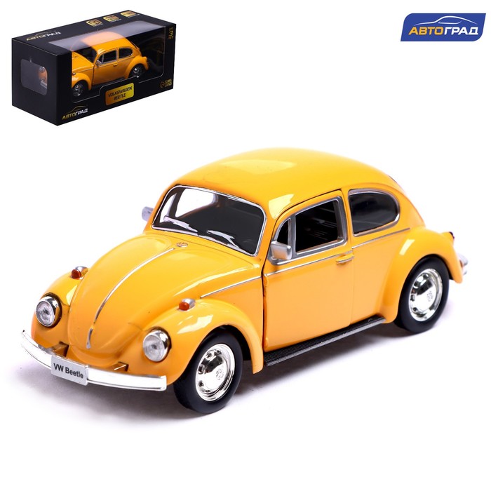 Машина металлическая VOLKSWAGEN BEETLE 1967, 1:32, открываются двери, инерция