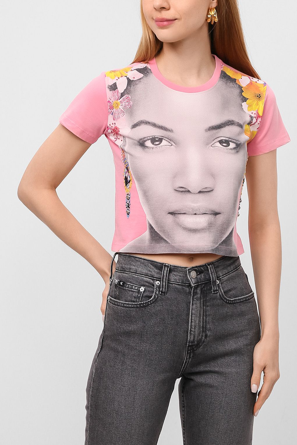 

Футболка женская Desigual 22SWTK22 розовая S, Розовый, 22SWTK22