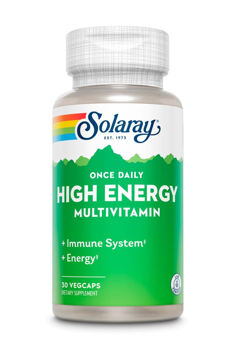 Solaray Once Daily, High Energy, Multi-Vita-Min, 120 VegCaps