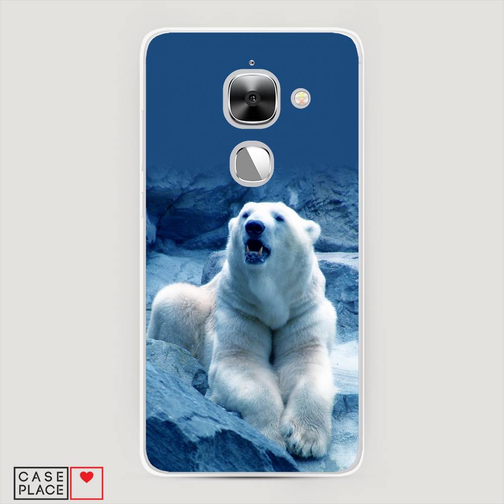 

Чехол на LeEco Le 2 "Белый медведь", Голубой;белый, 140150-1