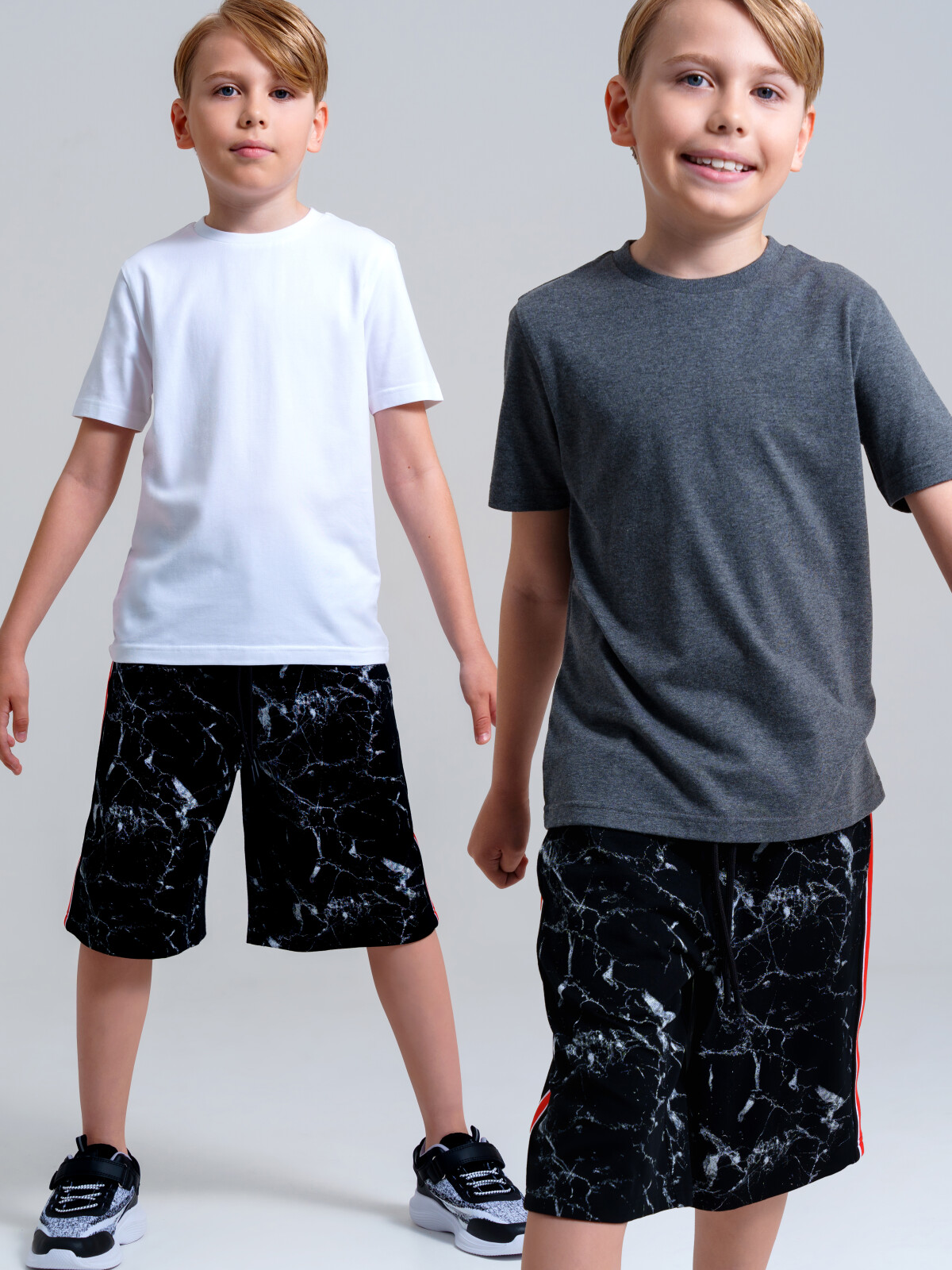 

Футболка детская PlayToday 22417088, белый, серый, 176, 22417088