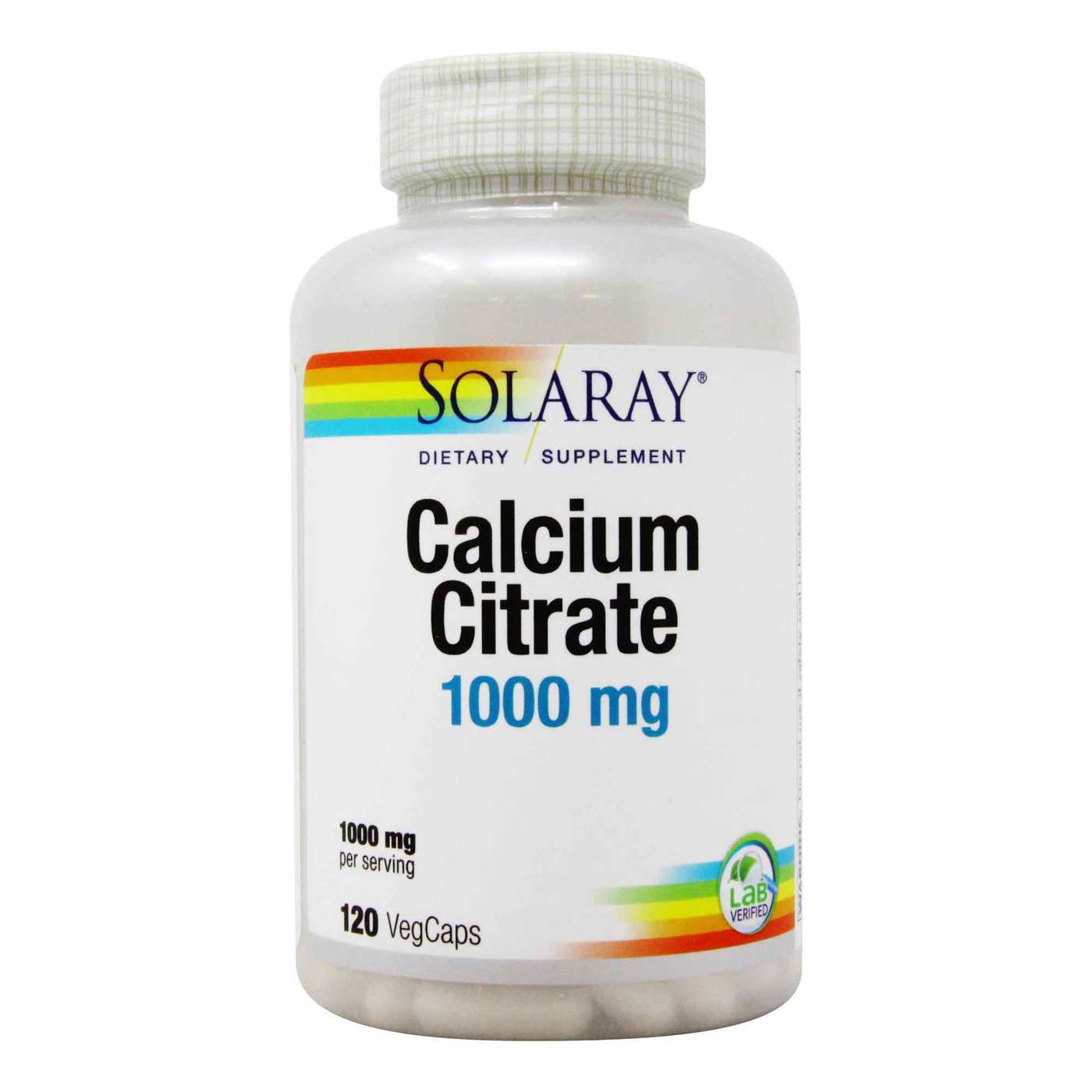 Цитрат кальция Solaray Calcium Citrate 1000 мг капсулы 120 шт