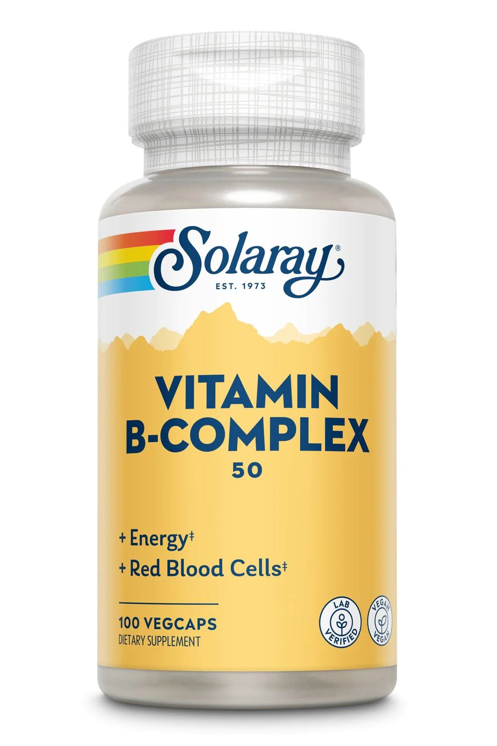 Solaray Vitamin B-Complex 50 mg, 50 VegCaps