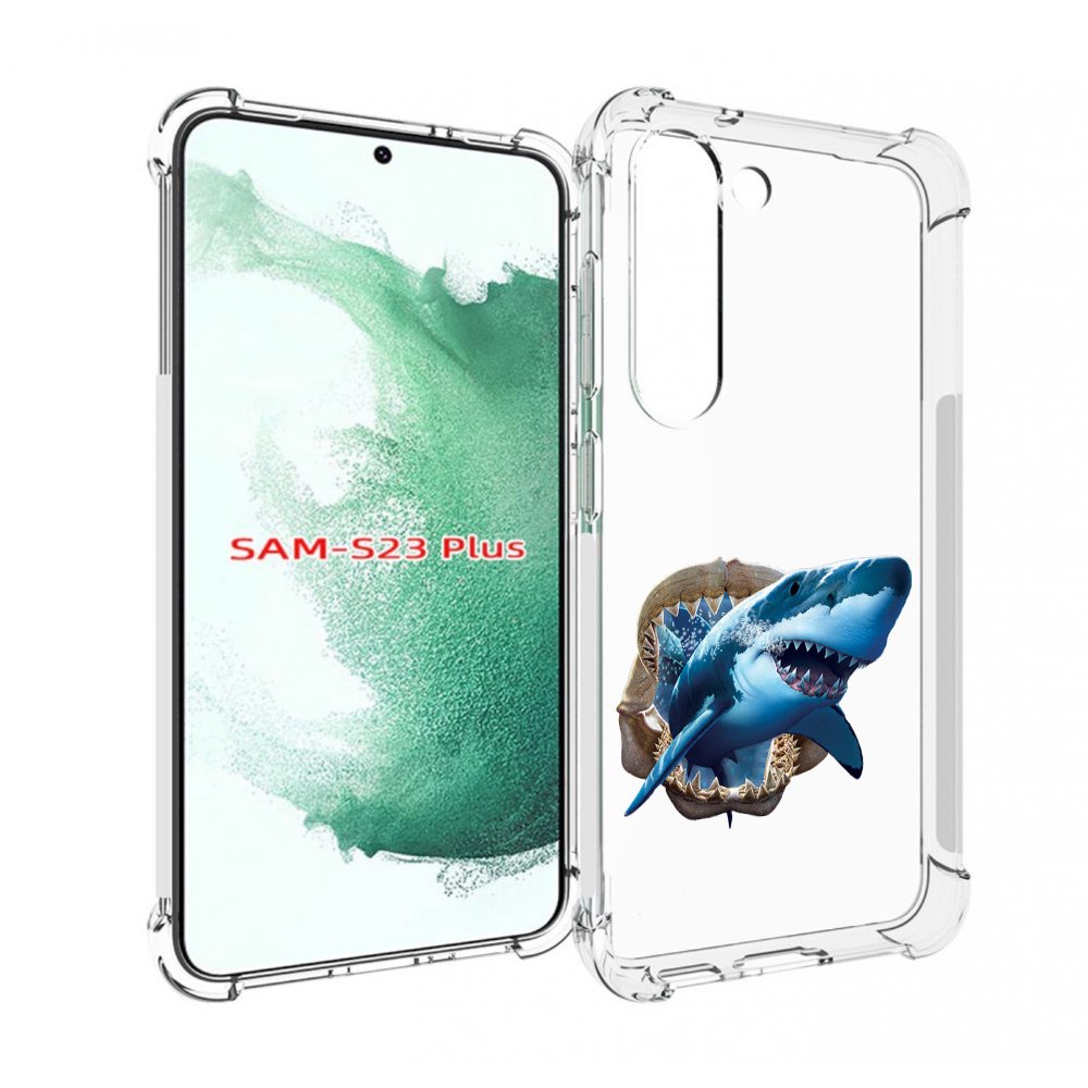 

Чехол MyPads челюсти для Samsung Galaxy S23 Plus +, Прозрачный, Tocco