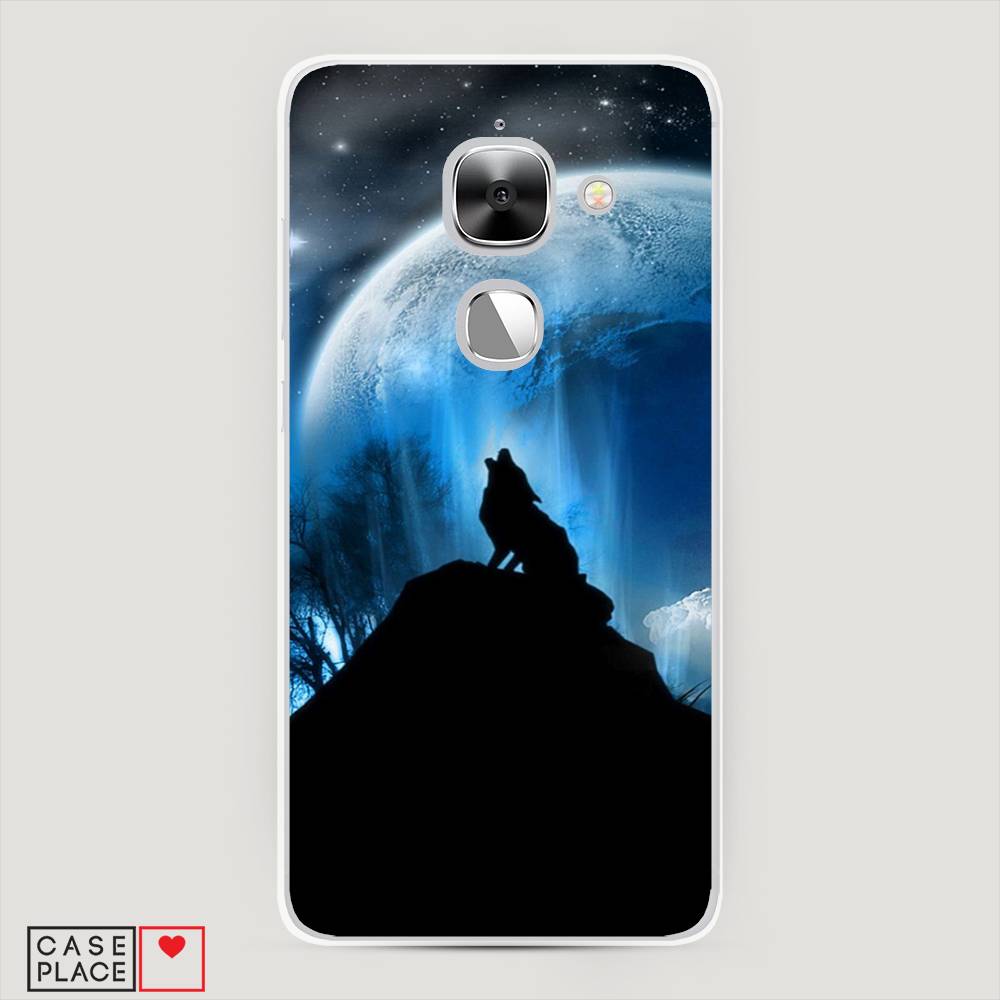 

Чехол на LeEco Le 2 "Волк 2", Синий;черный;белый, 140150-1