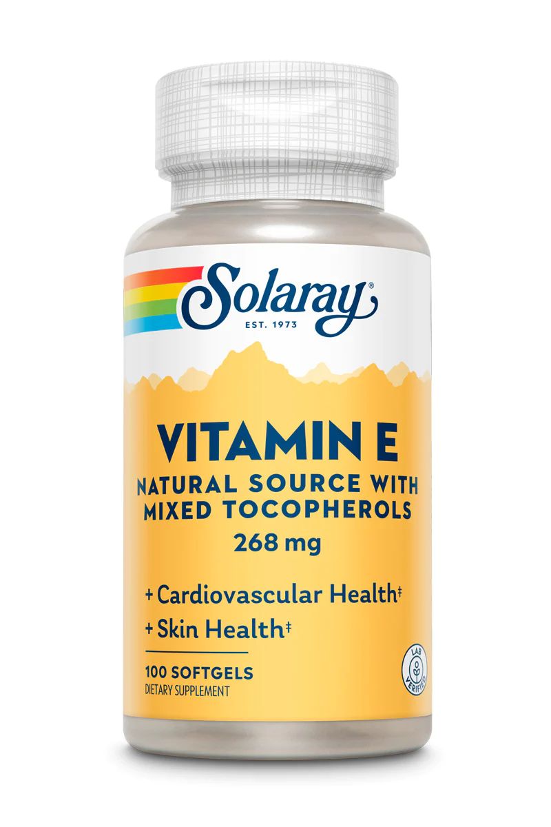 

Solaray Vitamin E d-Alpha Tocopherol 400 IU, 50 Softgels, Vitamin E d-Alpha Tocopherol 400 IU, 50 Softgels