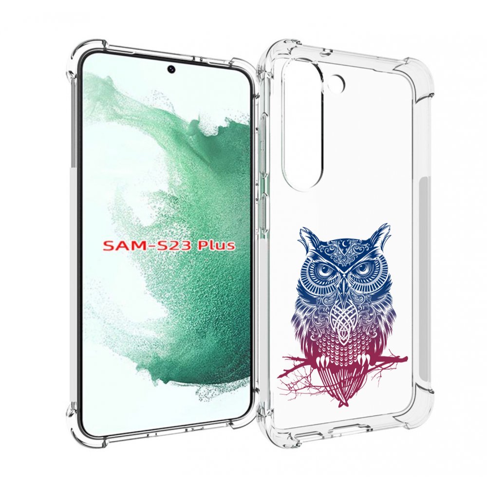 

Чехол MyPads хиппи сова для Samsung Galaxy S23 Plus +, Прозрачный, Tocco