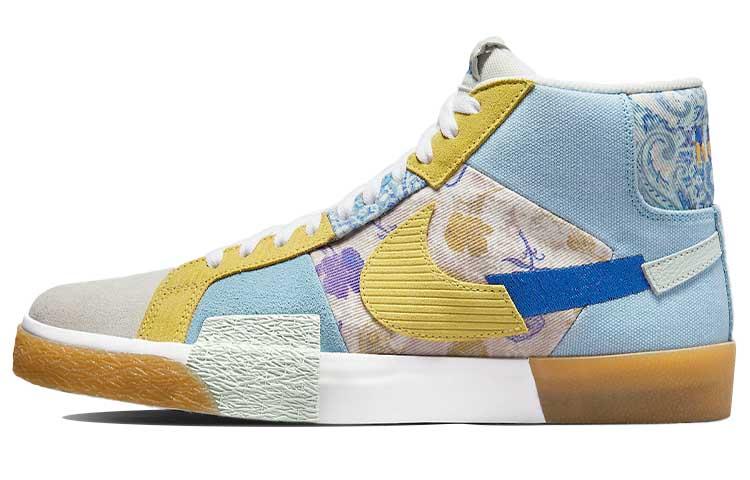 

Кеды унисекс Nike Blazer голубые 38 EU, Голубой, Blazer