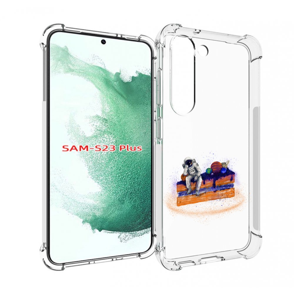 

Чехол MyPads торт с планетами для Samsung Galaxy S23 Plus +, Прозрачный, Tocco