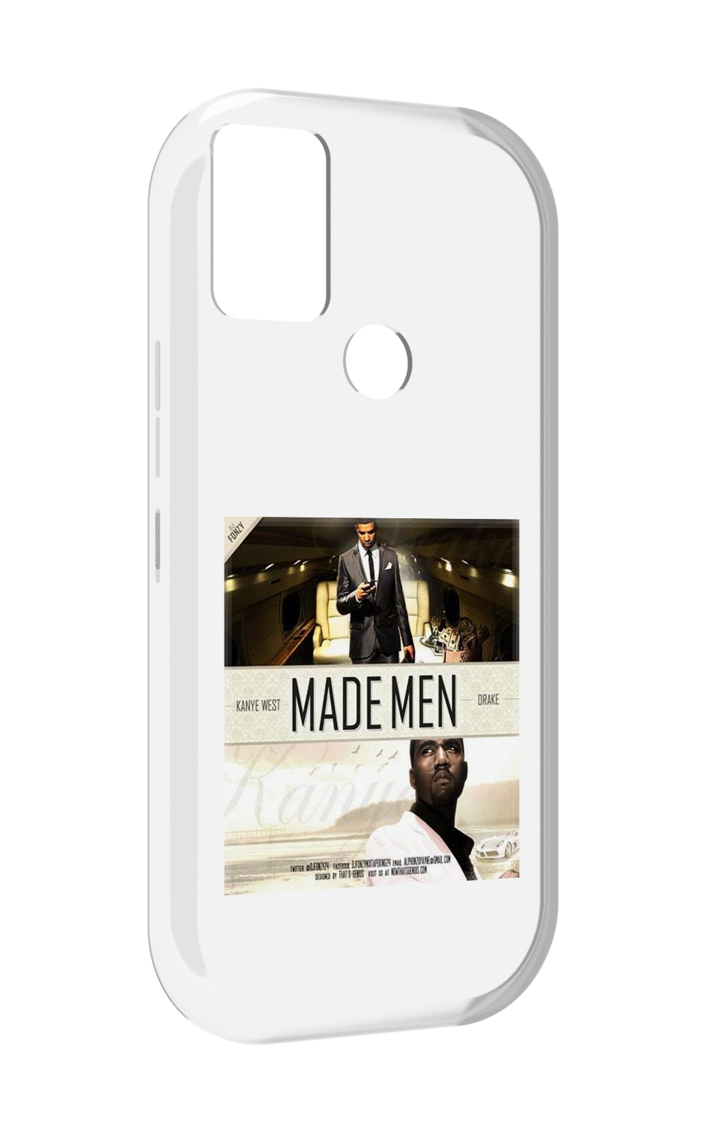 

Чехол MyPads Kanye West & Drake - Made Men для UMIDIGI A9, Прозрачный, Tocco