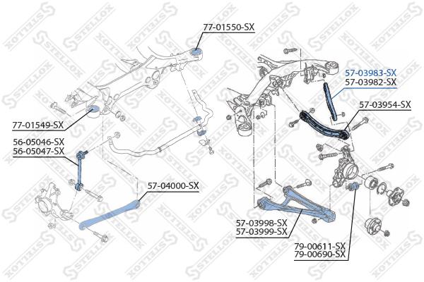 

Рычаг подвески Stellox 57-03983-SX