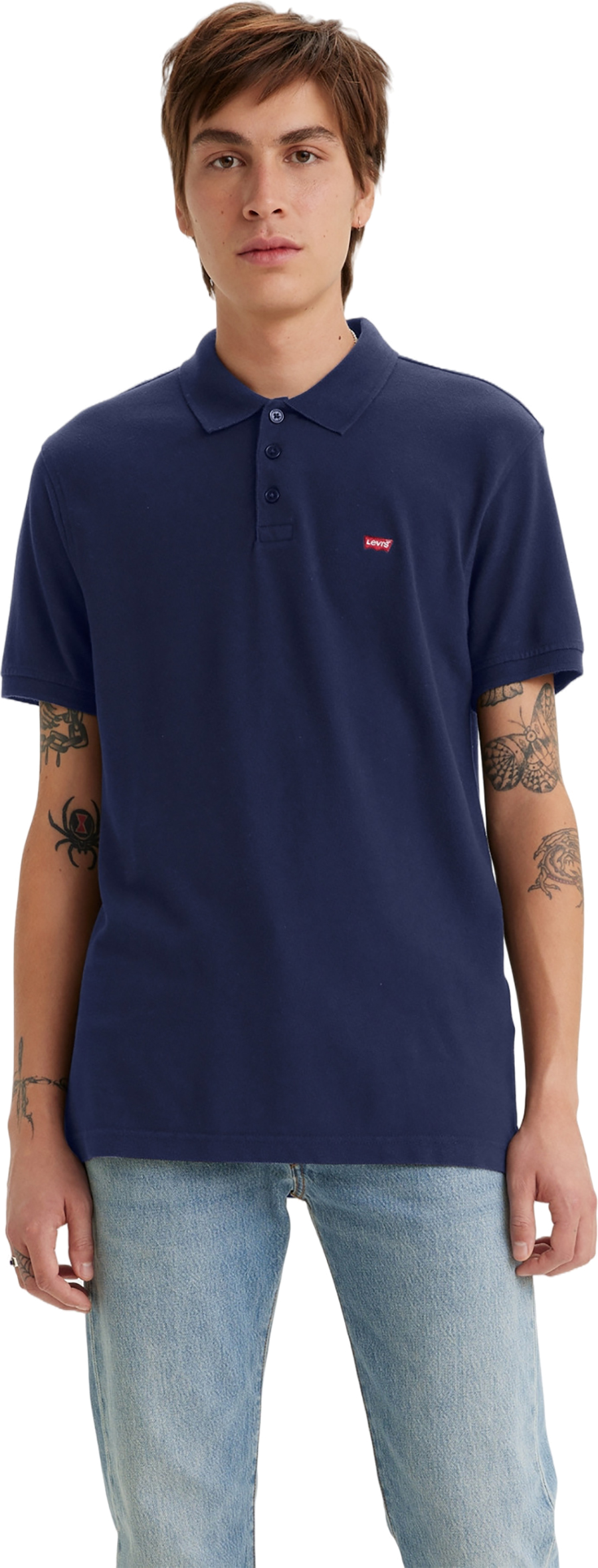 

Футболка мужская Levi's A0229-0001 синяя L, Синий, A0229-0001