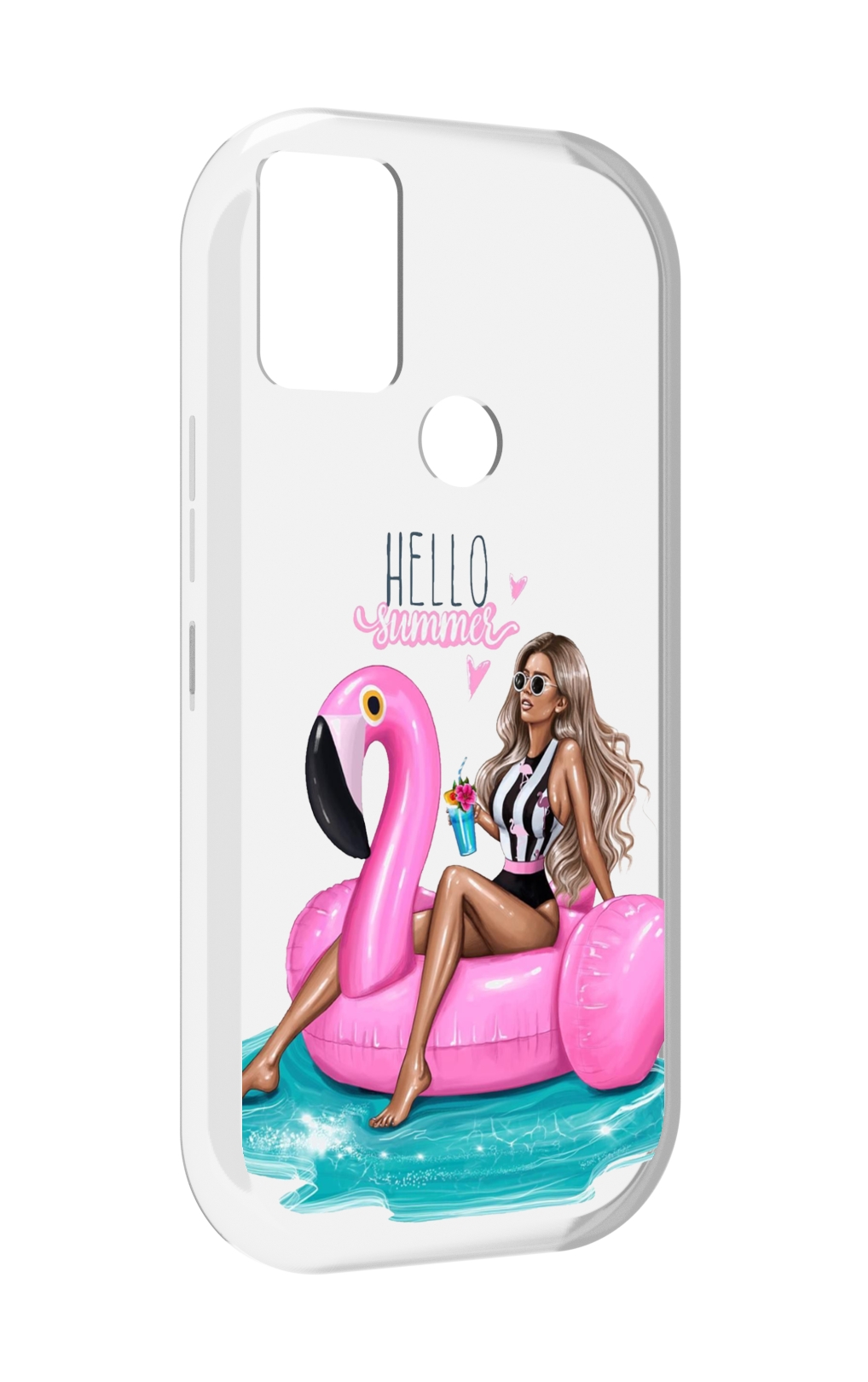 

Чехол MyPads Hello-summer для UMIDIGI A9, Прозрачный, Tocco