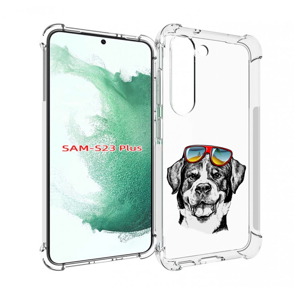 

Чехол MyPads счастливая собака для Samsung Galaxy S23 Plus +, Прозрачный, Tocco