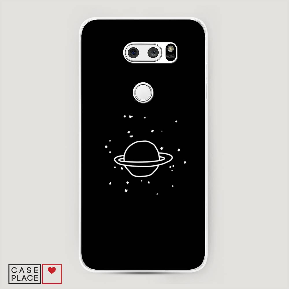

Чехол Awog на LG V35 ThinQ "Дудл Юпитера", Белый;черный, 83650-4