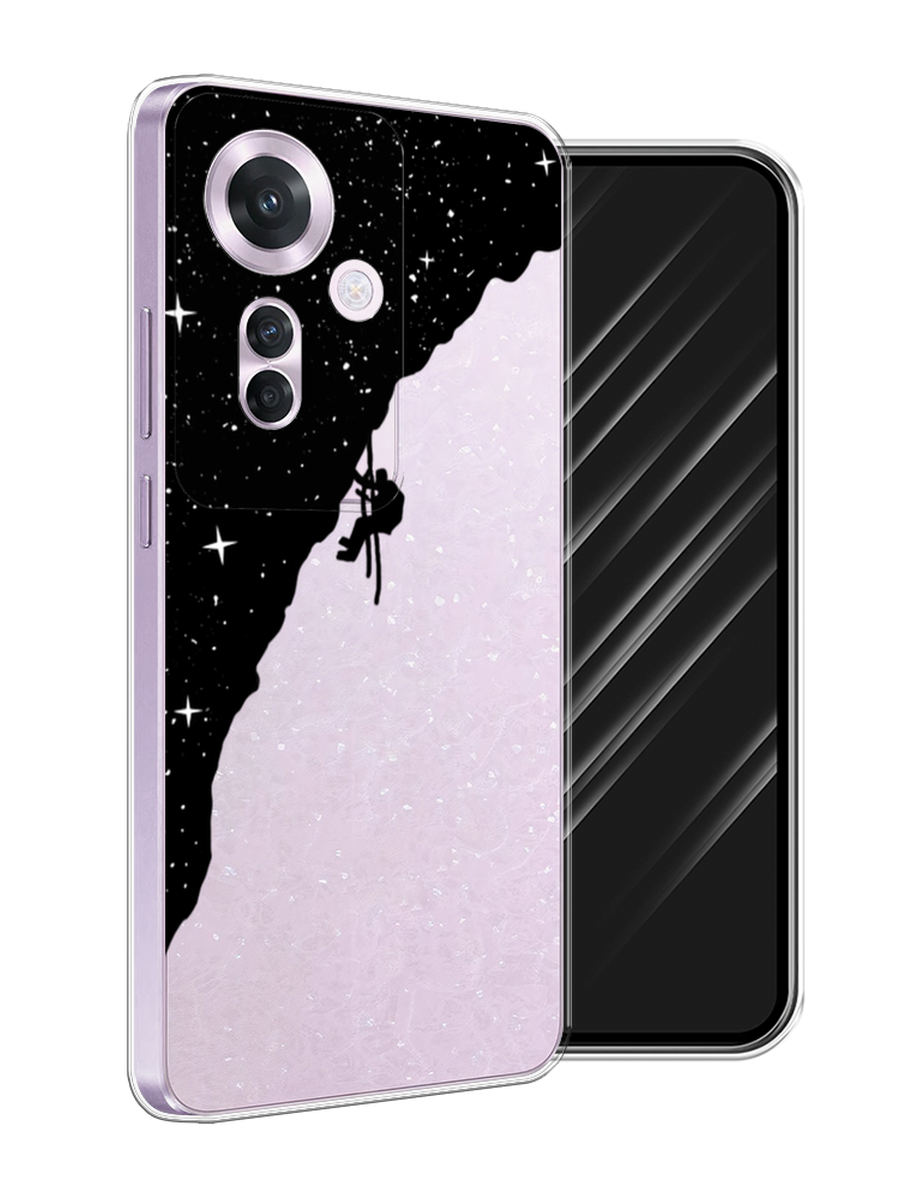 

Чехол Awog на Oppo Reno 11F "Скалолаз в космосе", Черный;белый;бежевый, 2516650-1