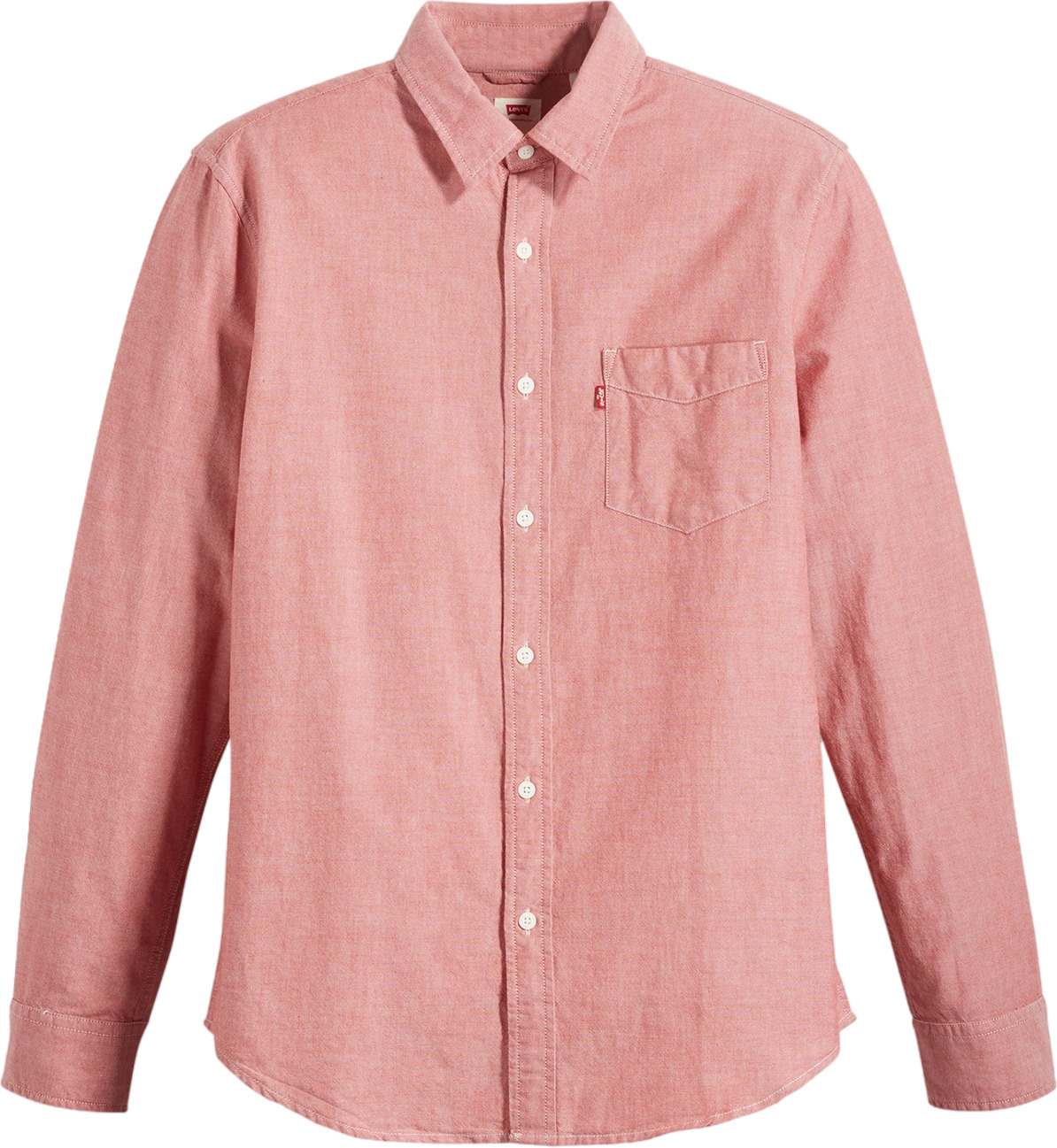 

Рубашка мужская Levi's 85748-0175 розовая s, Розовый, 85748-0175