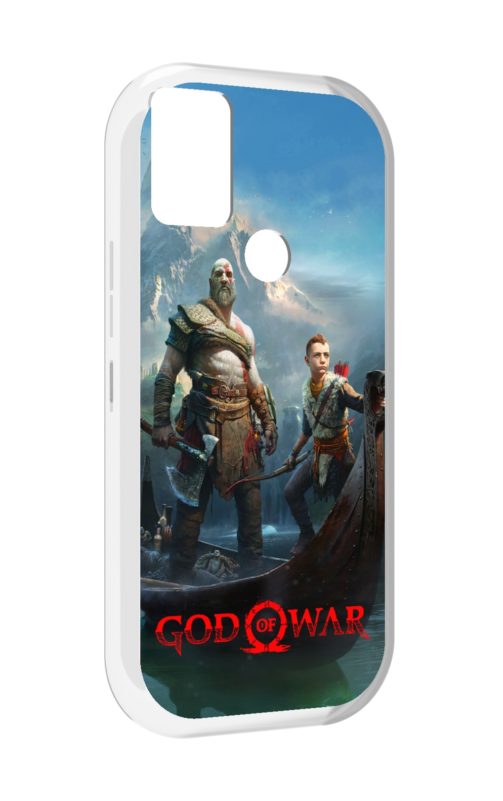 

Чехол MyPads God Of War Кратос Атрей для UMIDIGI A9, Прозрачный, Tocco