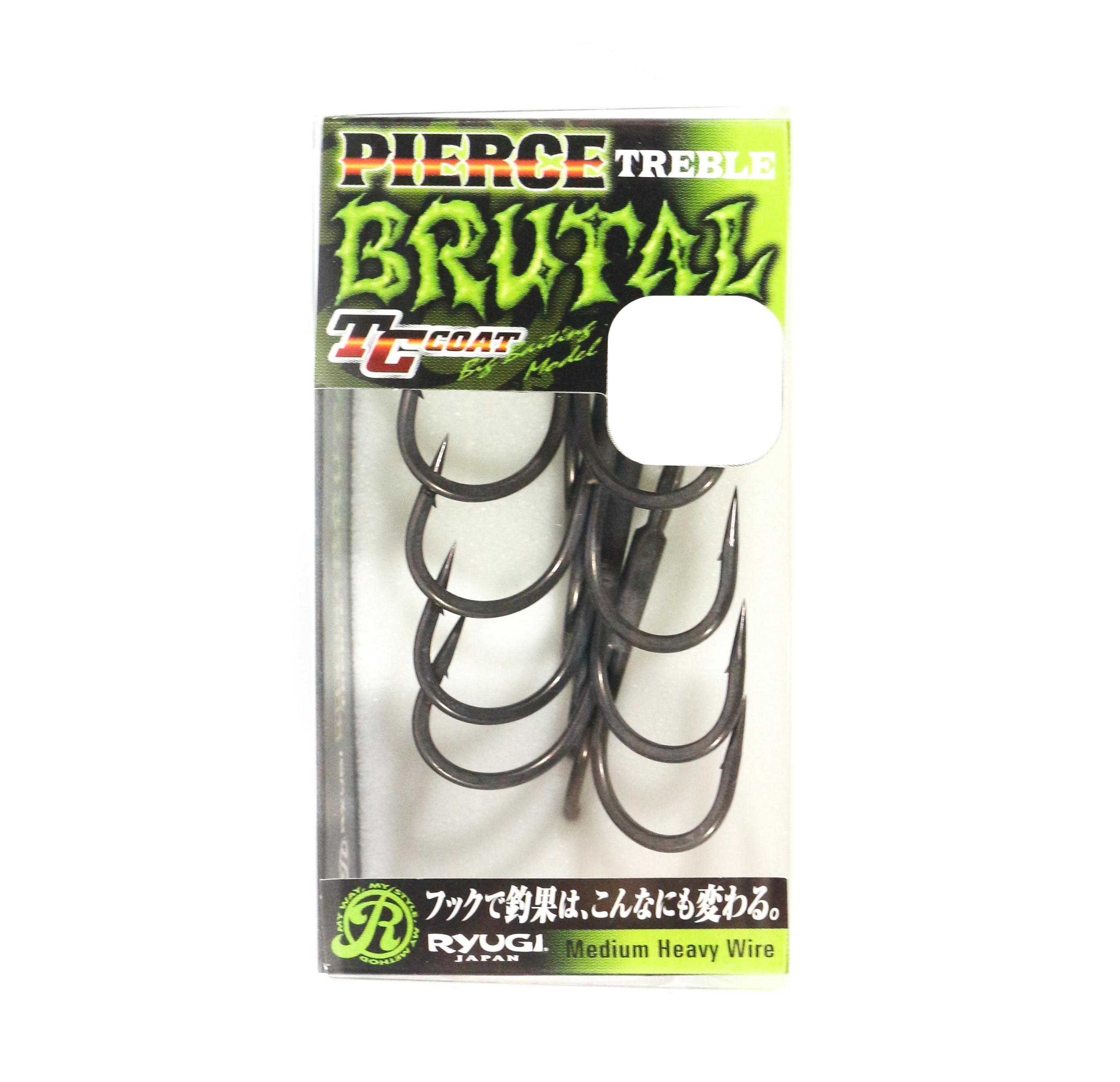 ТРОЙНЫЕ КРЮЧКИ Ryugi Pierce Treble Brutal TC Coat #2/0 (4шт)