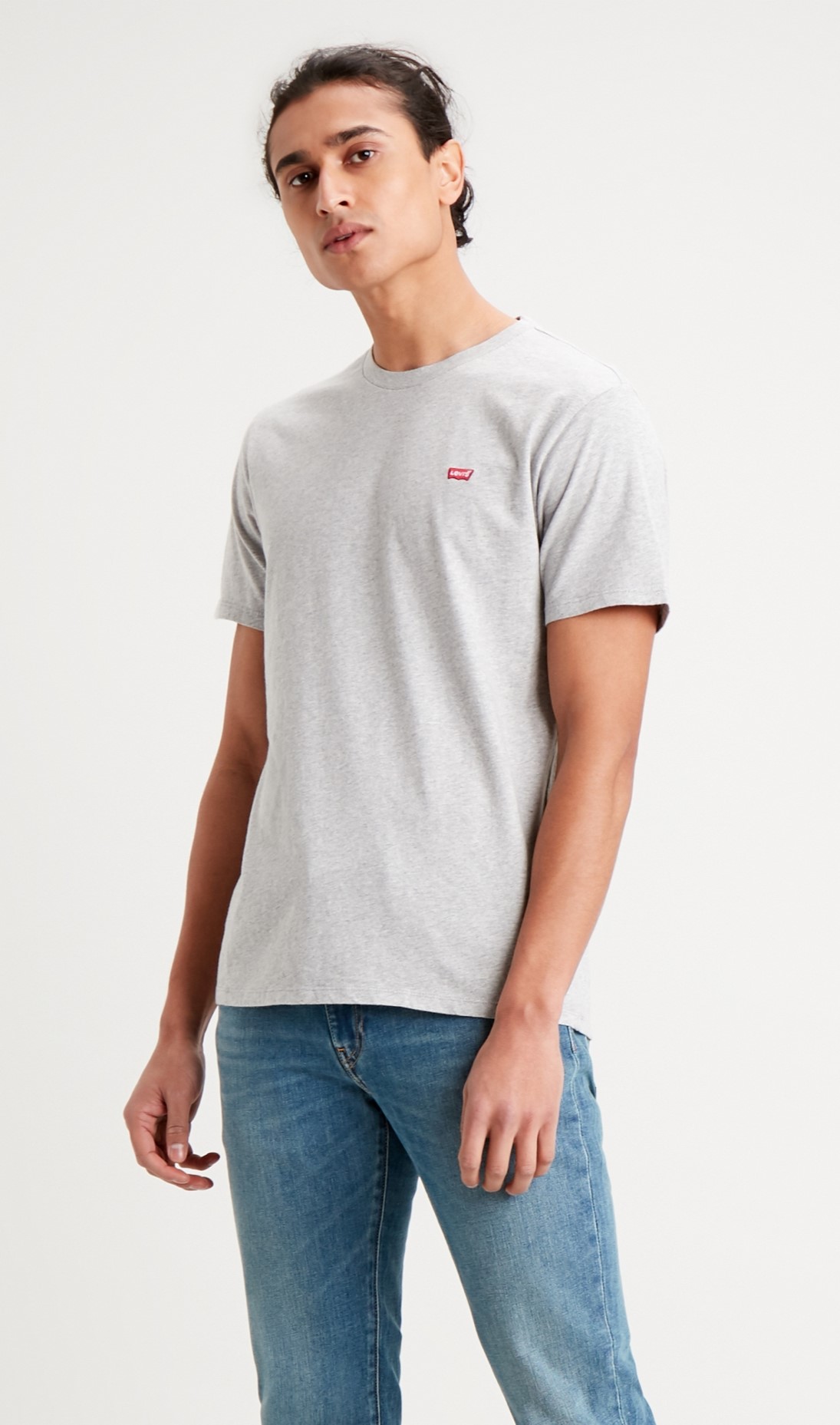 

Футболка мужская Levi's 56809-0027 серая S, Серый, 56809-0027