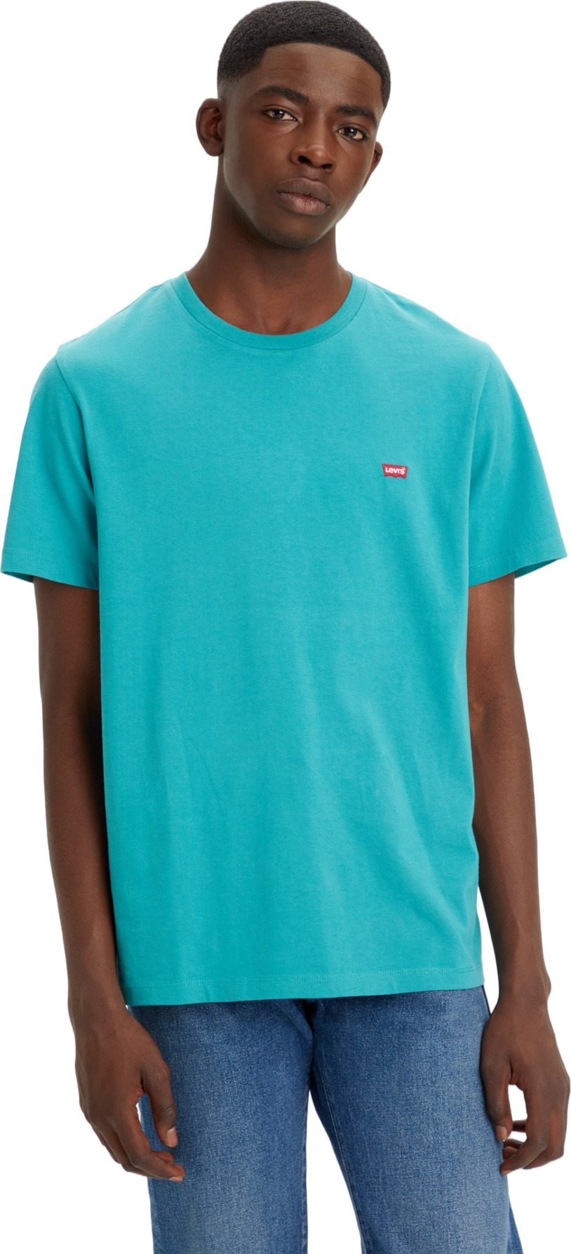 

Футболка мужская Levi's 56809-0080 зеленая S, Зеленый, 56809-0080