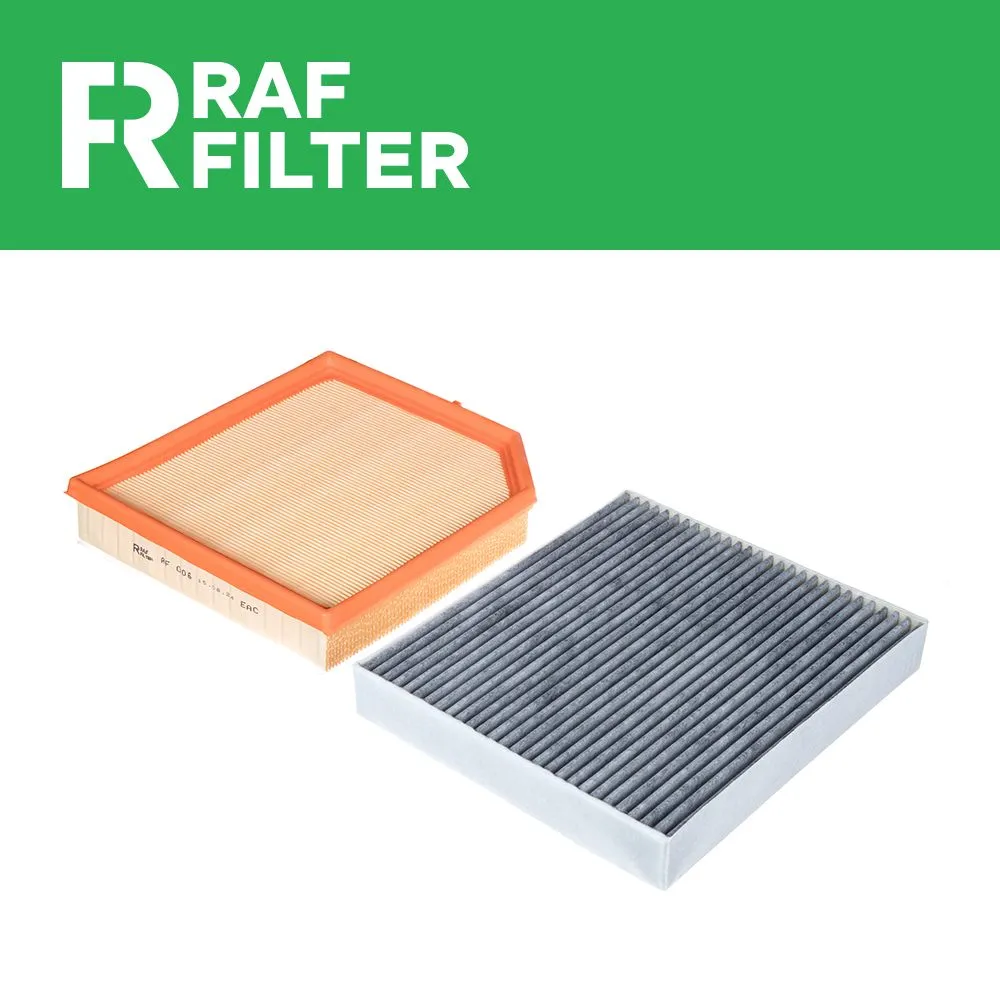 

Комплект воздушный салонный угольный фильтры для ТО RAF Filter 2RT011S Geely Tugella