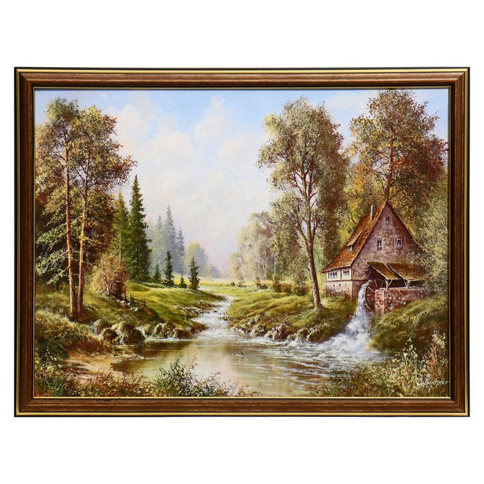 

Картина Мельница 40х30 (43*33) см