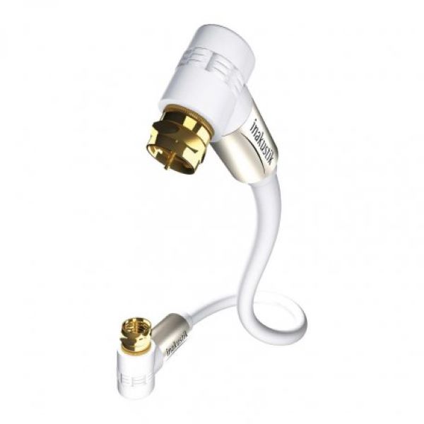 

Кабель Inakustik TV - F-plug, 7.5 White 004264075, Белый, Premium HDTV Antenna 100 dB 7.5m