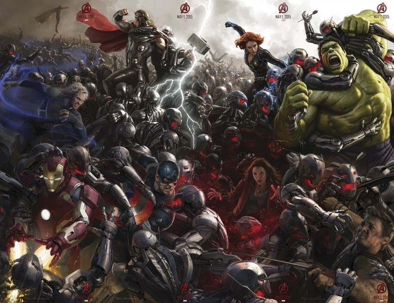 

Постер к фильму "Мстители: Эра Альтрона" (The Avengers Age of Ultron) A2
