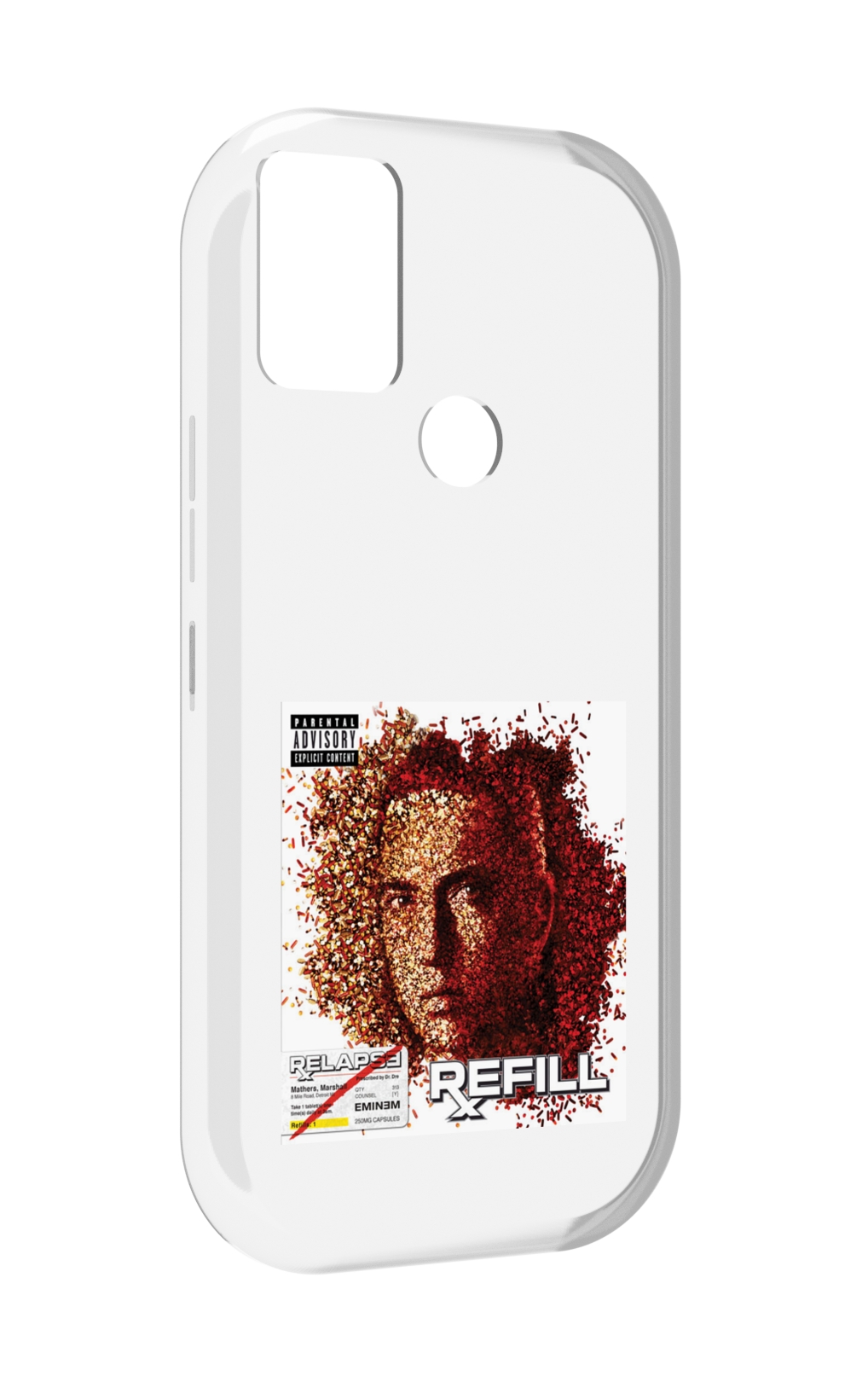 

Чехол MyPads Eminem RELAPSE, REFILL для UMIDIGI A9, Прозрачный, Tocco