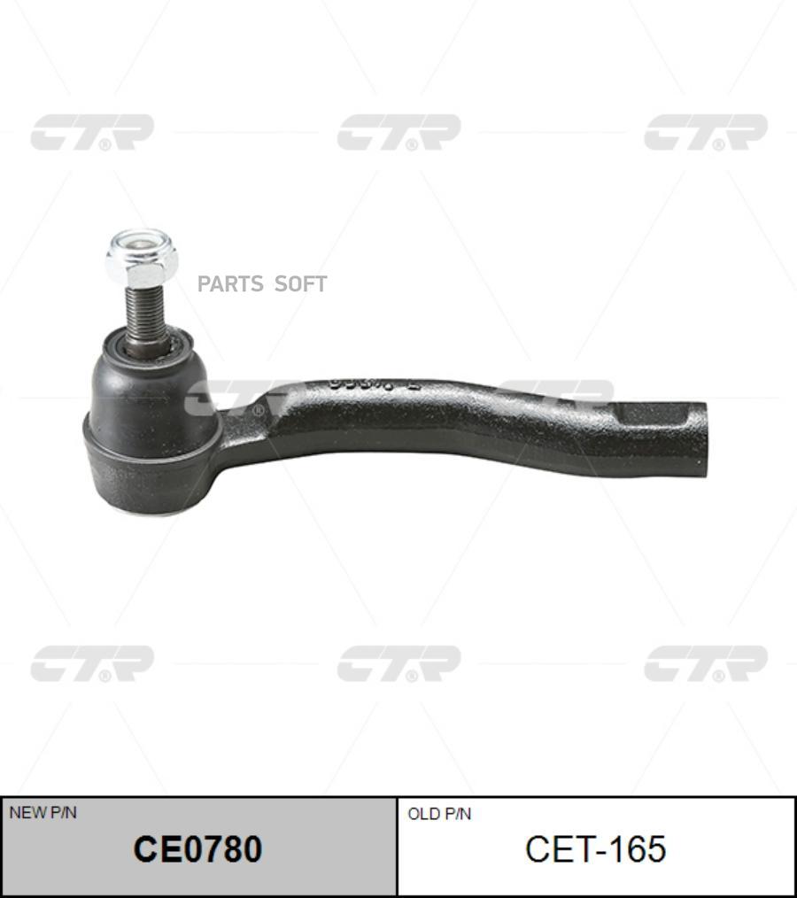 

Нак.Рул.Тяги Лев. Toyota Aygo 05- CTR арт. CET-165