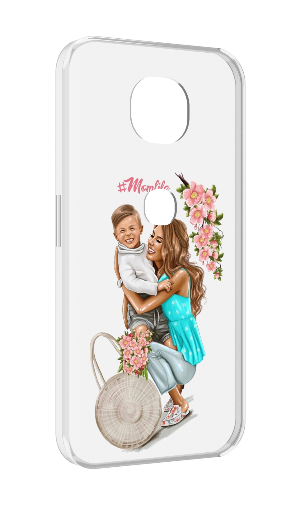 

Чехол MyPads Momlife для Motorola Moto G5S (XT1799-2), Прозрачный, Tocco
