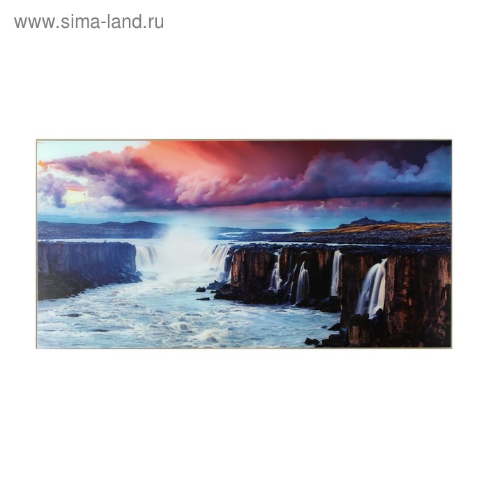 

Картина Красивый вид на водопад 50*100 см