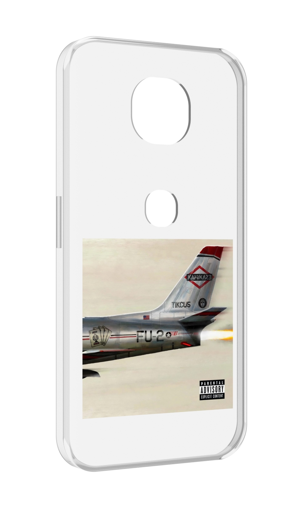 

Чехол MyPads KAMIKAZE Eminem для Motorola Moto G5S (XT1799-2), Прозрачный, Tocco