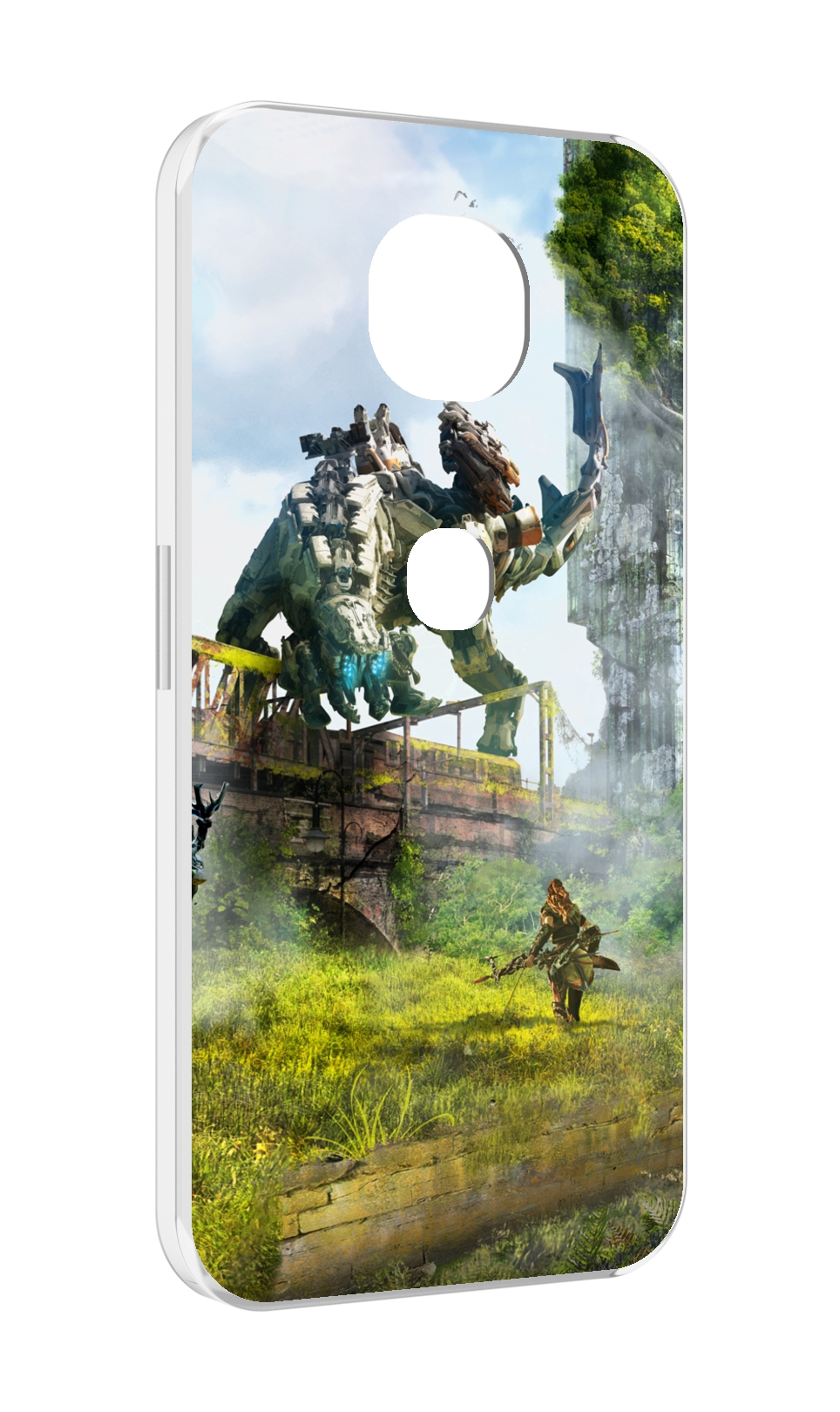 

Чехол MyPads Horizon Zero Dawn для Motorola Moto G5S (XT1799-2), Прозрачный, Tocco