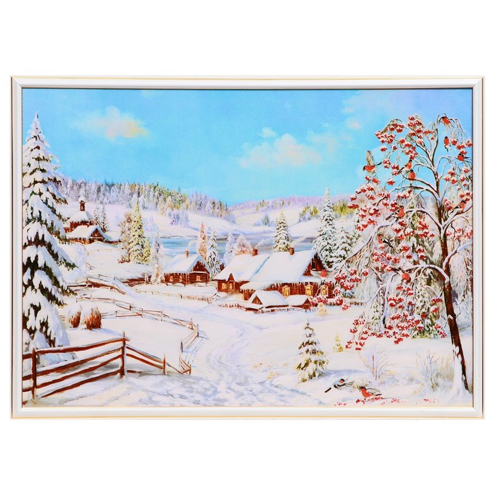 

Картина Зимний пейзаж 50х70(53х73) см