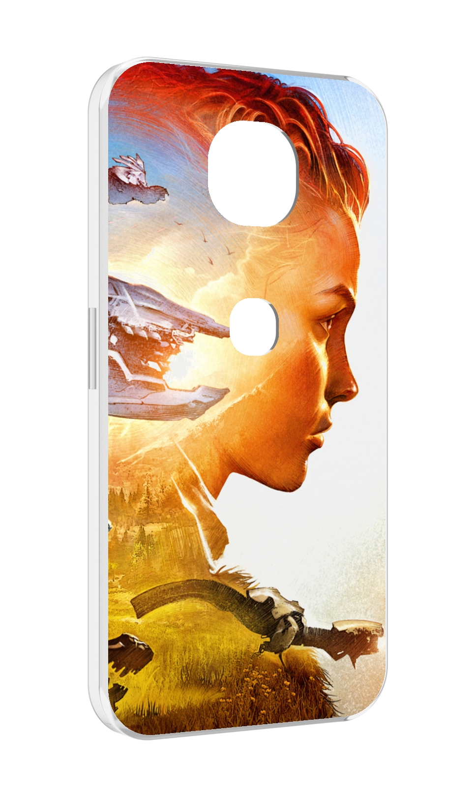 

Чехол MyPads Horizon Zero Dawn art для Motorola Moto G5S (XT1799-2), Прозрачный, Tocco