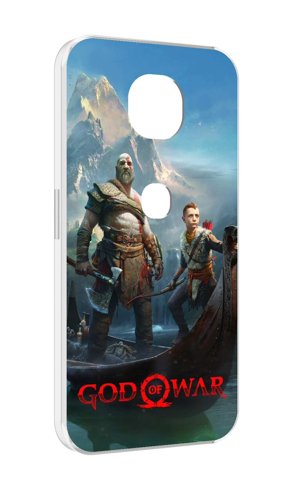 

Чехол MyPads God Of War Кратос Атрей для Motorola Moto G5S (XT1799-2), Прозрачный, Tocco